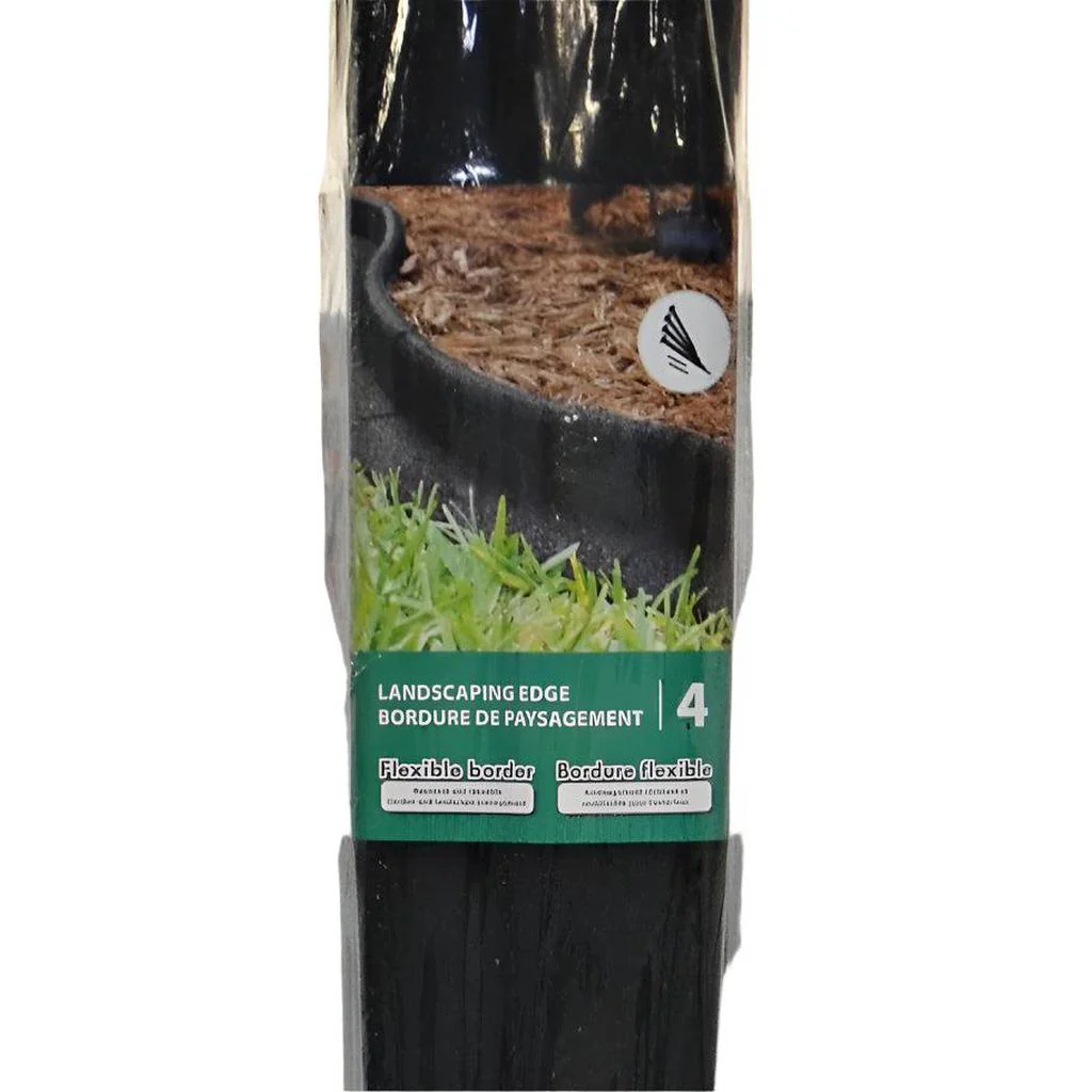Technoflex Landscape Edging 4 Ft Pack of 4 in Black - Image 2