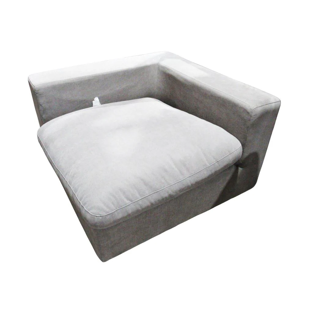 Thomasville Lowell Fabric Modular Sectional Grey - Image 2