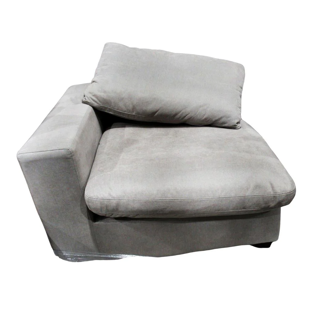 Thomasville Lowell Fabric Modular Sectional Grey - Image 4
