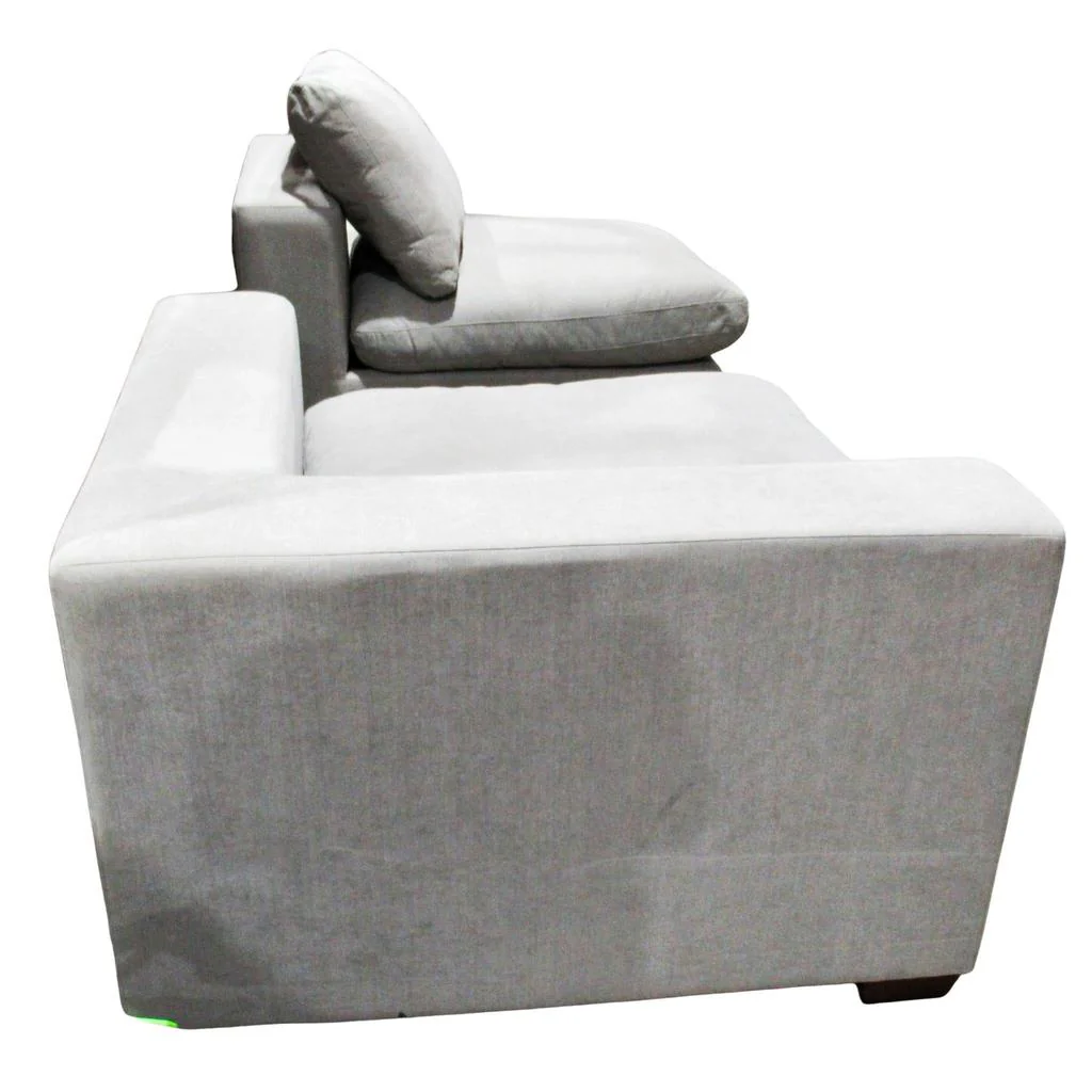 Thomasville Lowell Fabric Modular Sectional Grey - Image 8