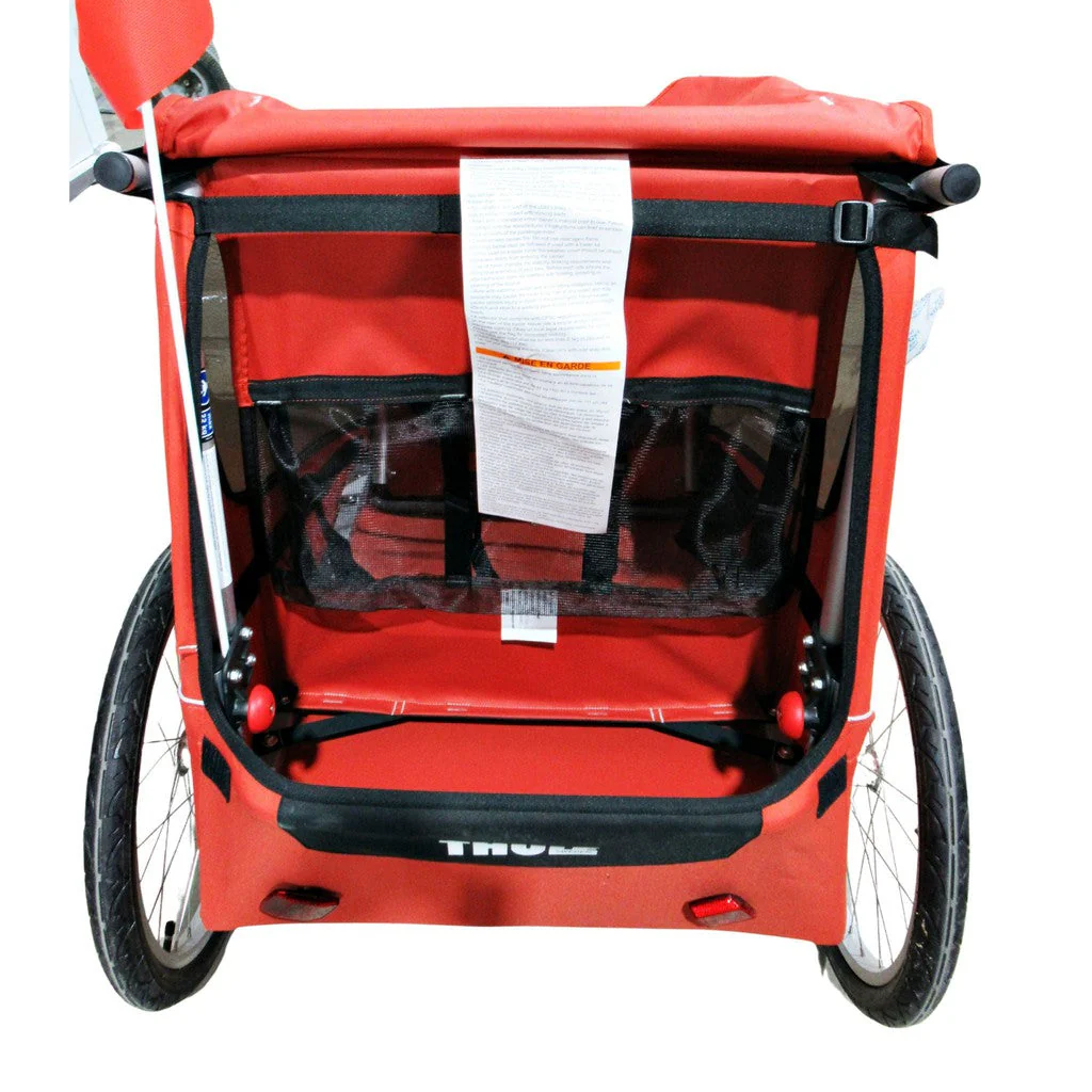 Thule Cadence 2 Seat Bike Trailer Red Used - Image 3