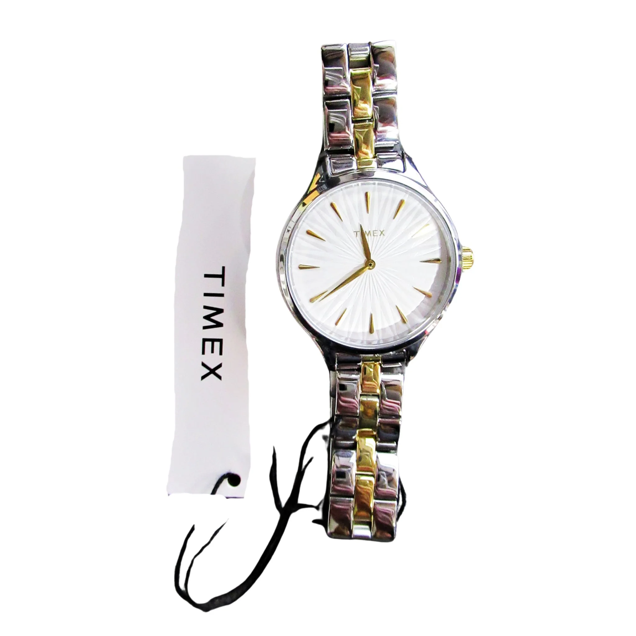 Timex Peyton Women's Watch Silver Two Tone TW2V06500VQ - Image 2