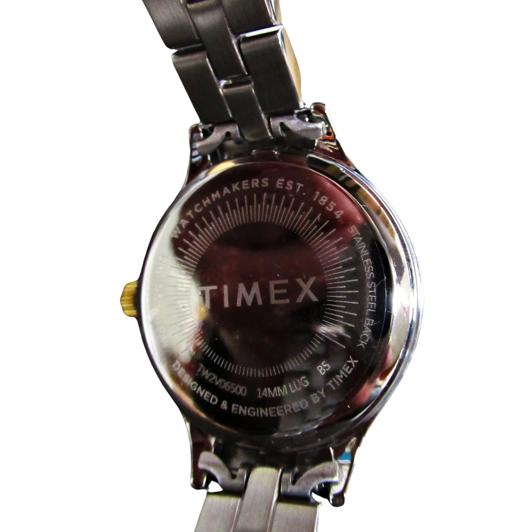 Timex Peyton Women's Watch Silver Two Tone TW2V06500VQ - Image 4
