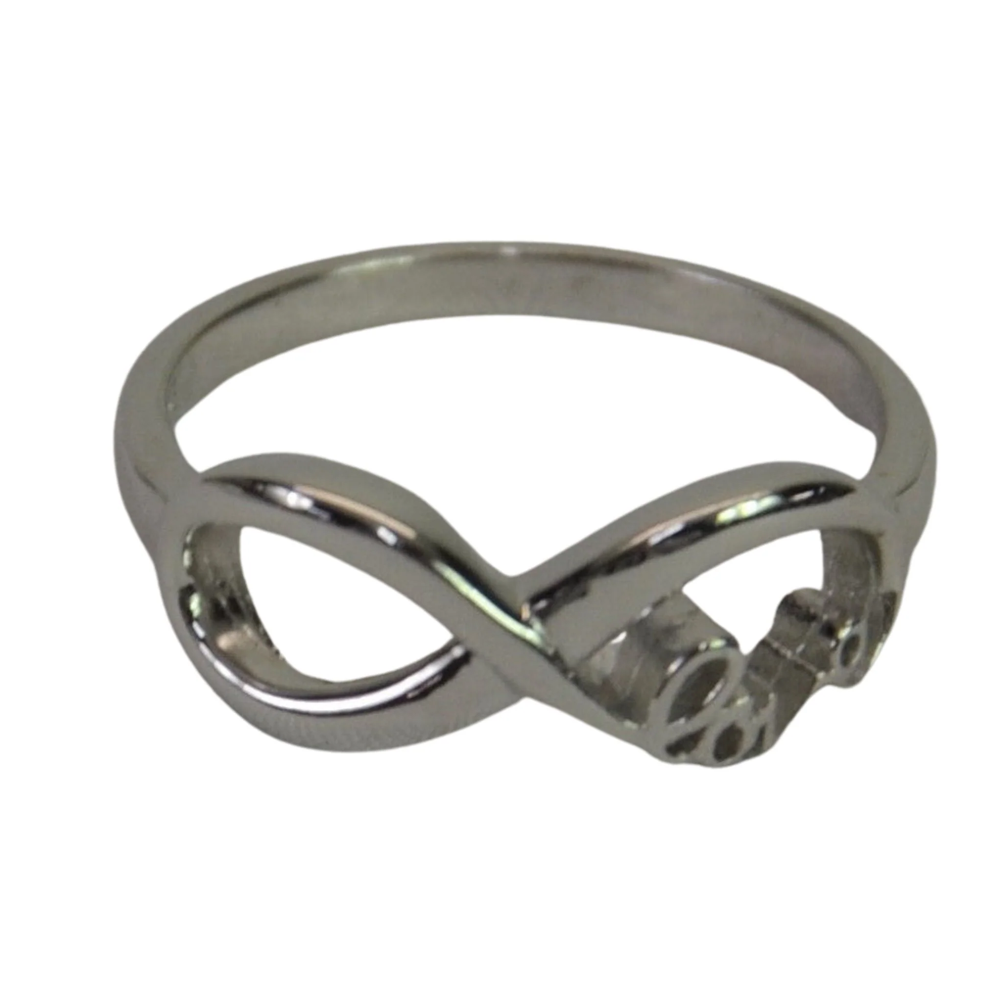 Tioneer High Polish Classic Infinity Band Ring - Size 8 - Image 2
