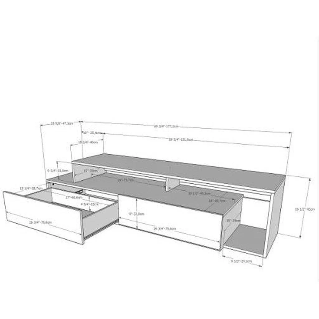 Tonik II 177.2 cm (69.8 in.) Television Stand - Image 3