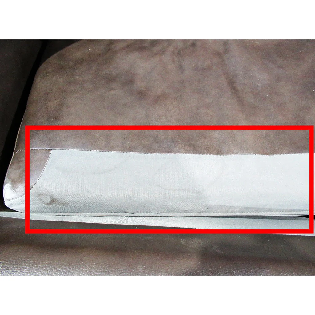 Top Grain Leather Sofa Brown - Image 5