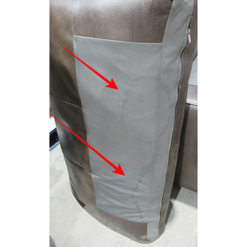 Top Grain Leather Sofa Brown - Image 6