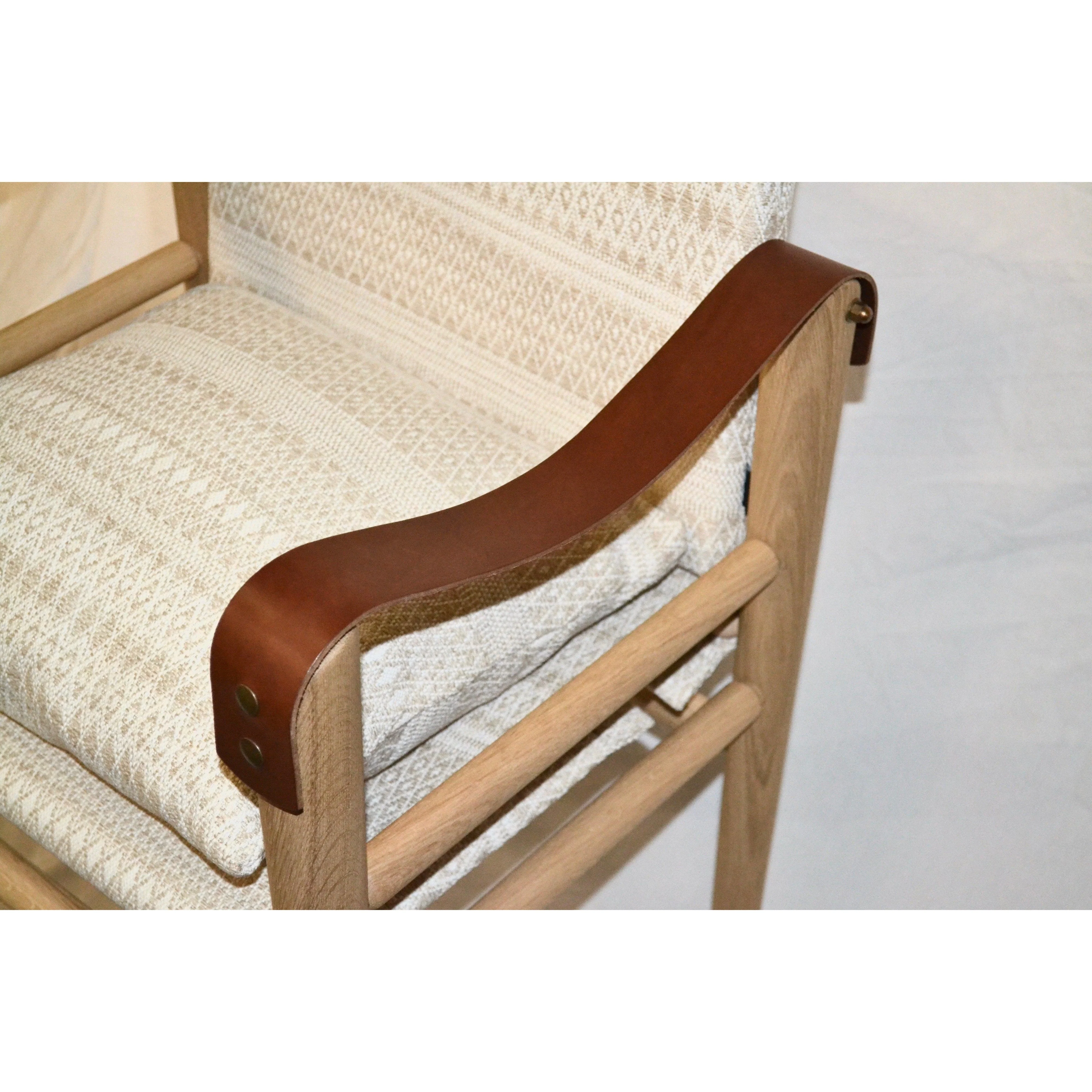 Toulouse Armchair, Taupe/Beige Linen - Image 6