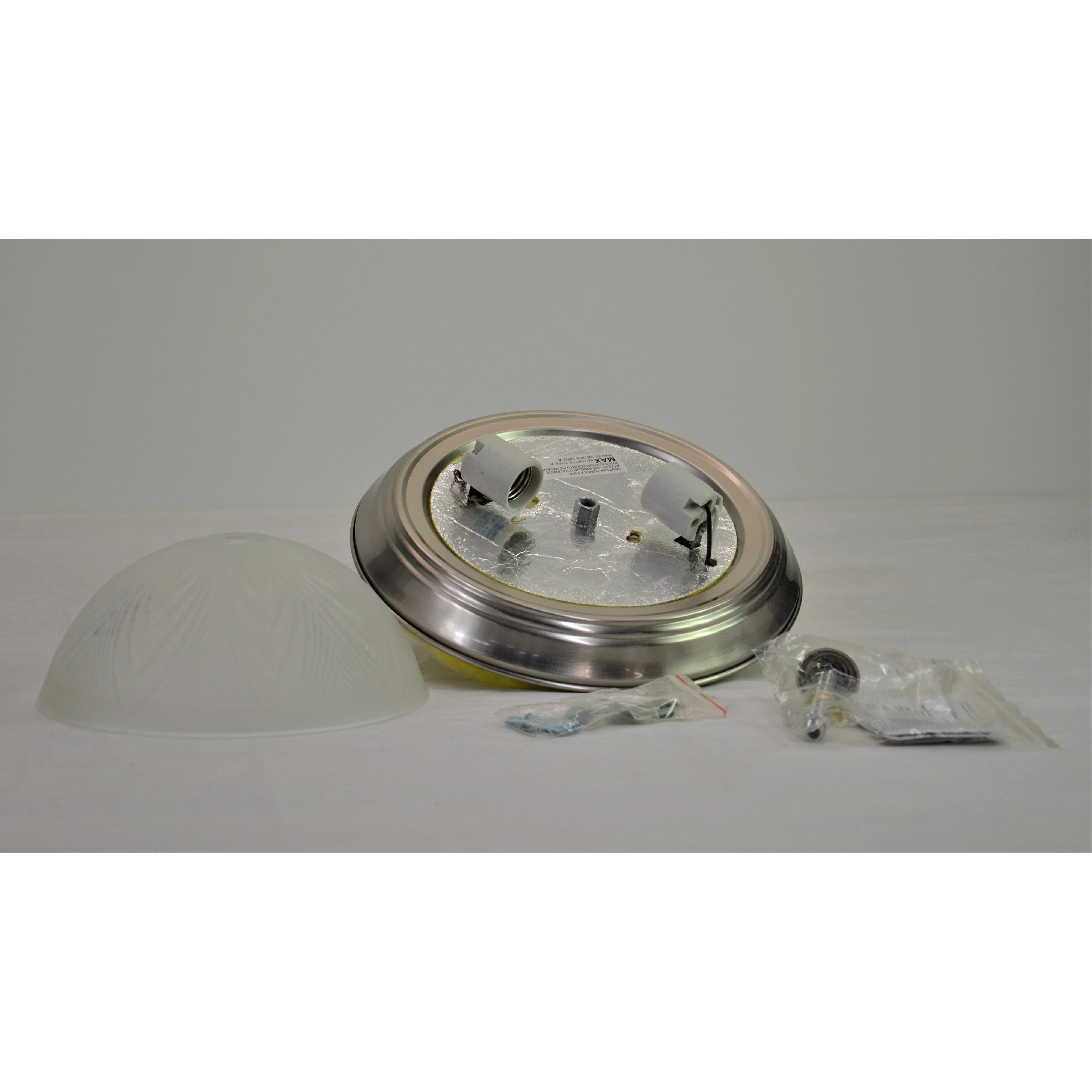 Trans Globe Lighting Indoor Del Mar 11" Flushmount , Brushed Nickel - Image 4