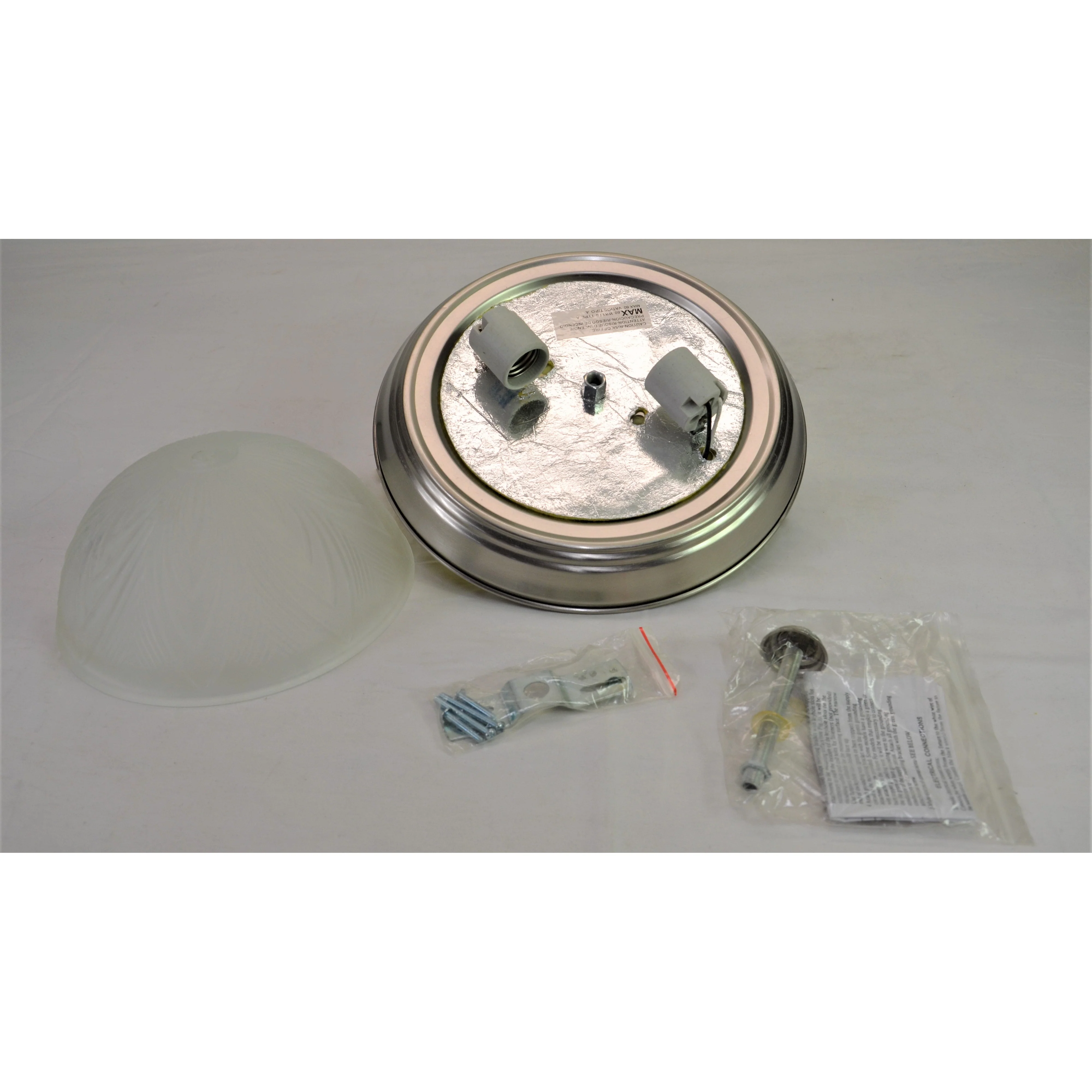 Trans Globe Lighting Indoor Del Mar 11" Flushmount , Brushed Nickel - Image 5