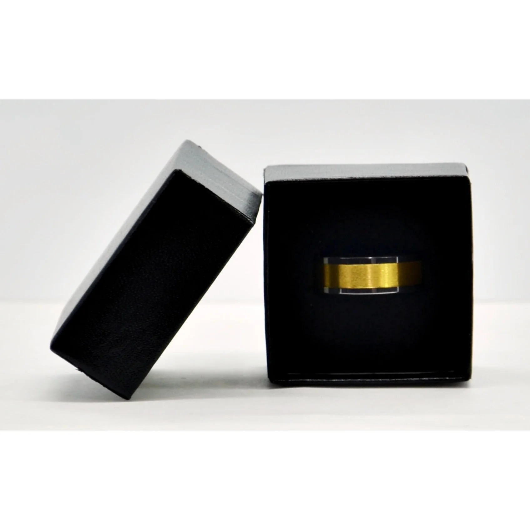 Tungsten Unisex Wedding Band 8mm Blue Size 10.5 - Image 4