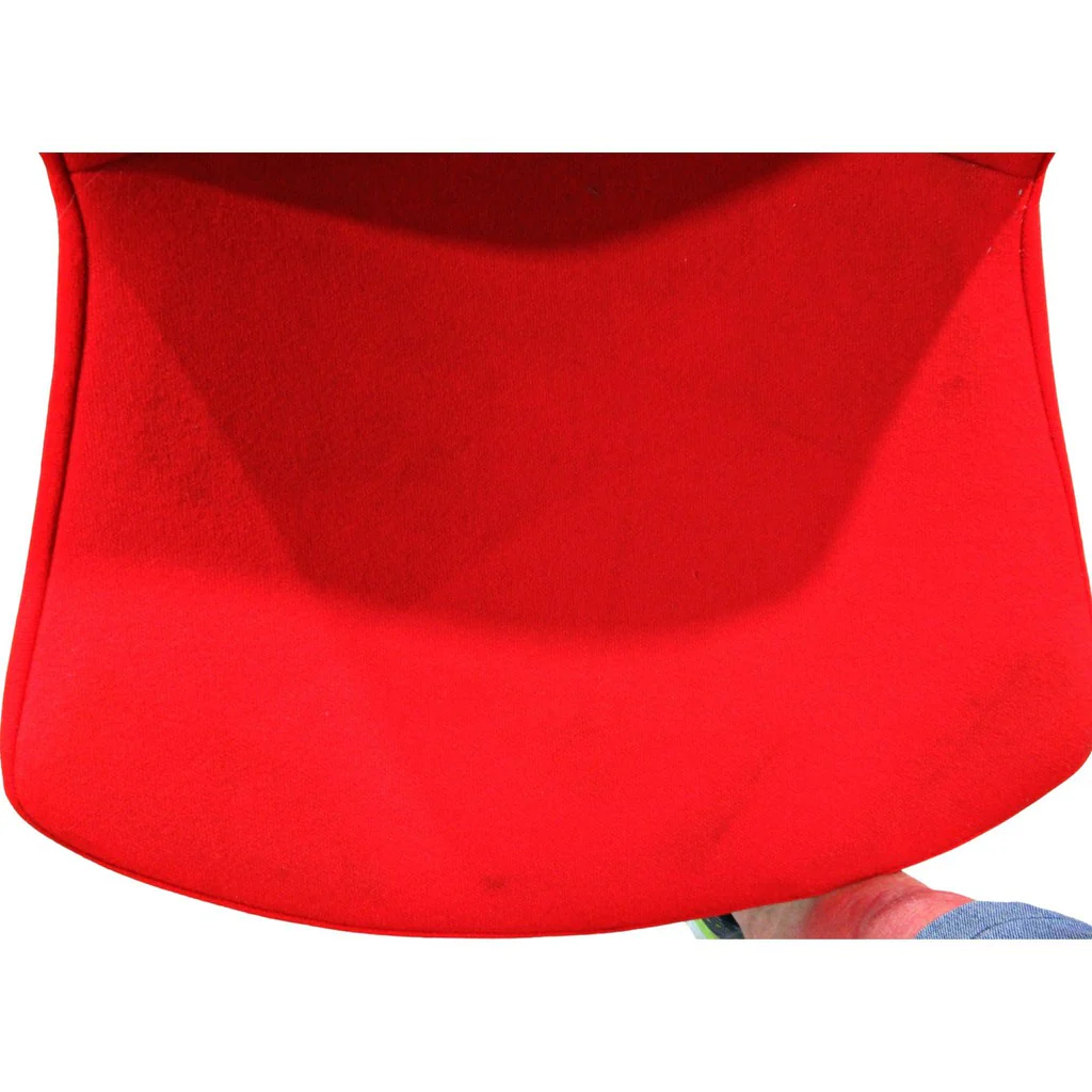 Unbranded Chrome Steel Frame Dining Chair Red - Image 6