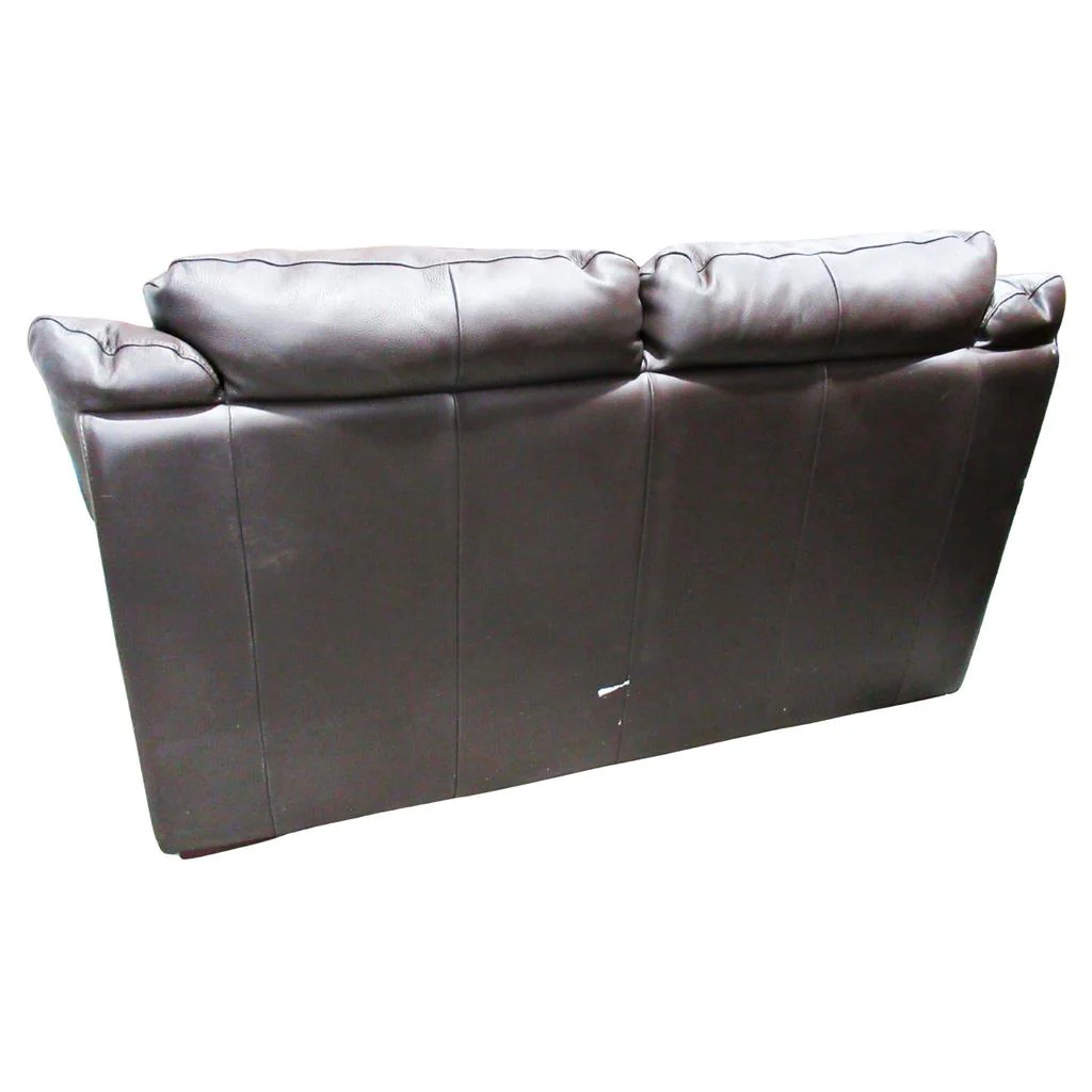Unbranded Leather Sofa and Loveseat Brown - Image 5