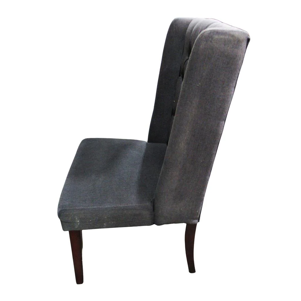 Unbranded Tufted Dining Chair Black - Image 4