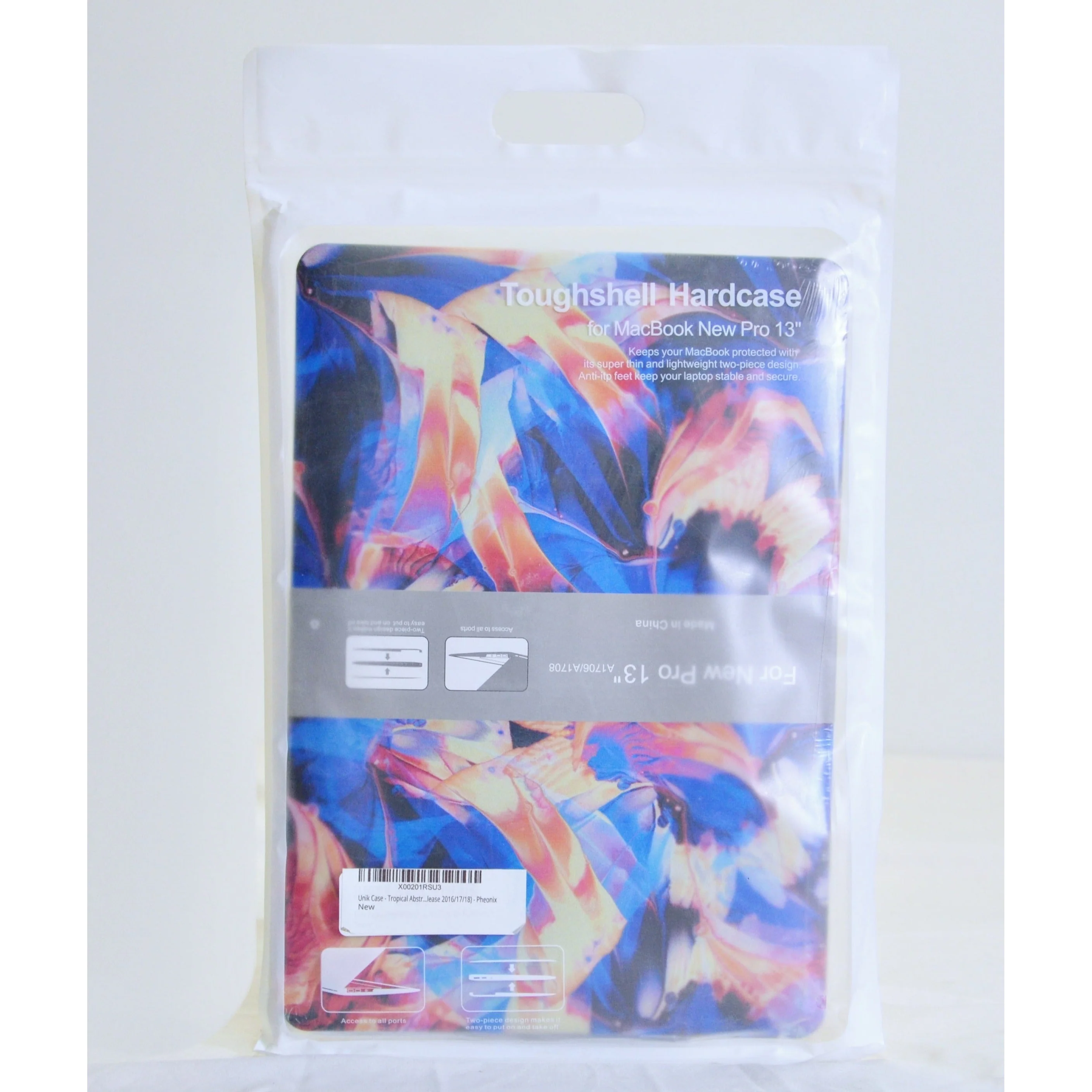 Unik Toughshell Hardcase for MacBook New Pro 13" - Tropical Abstract - Image 4