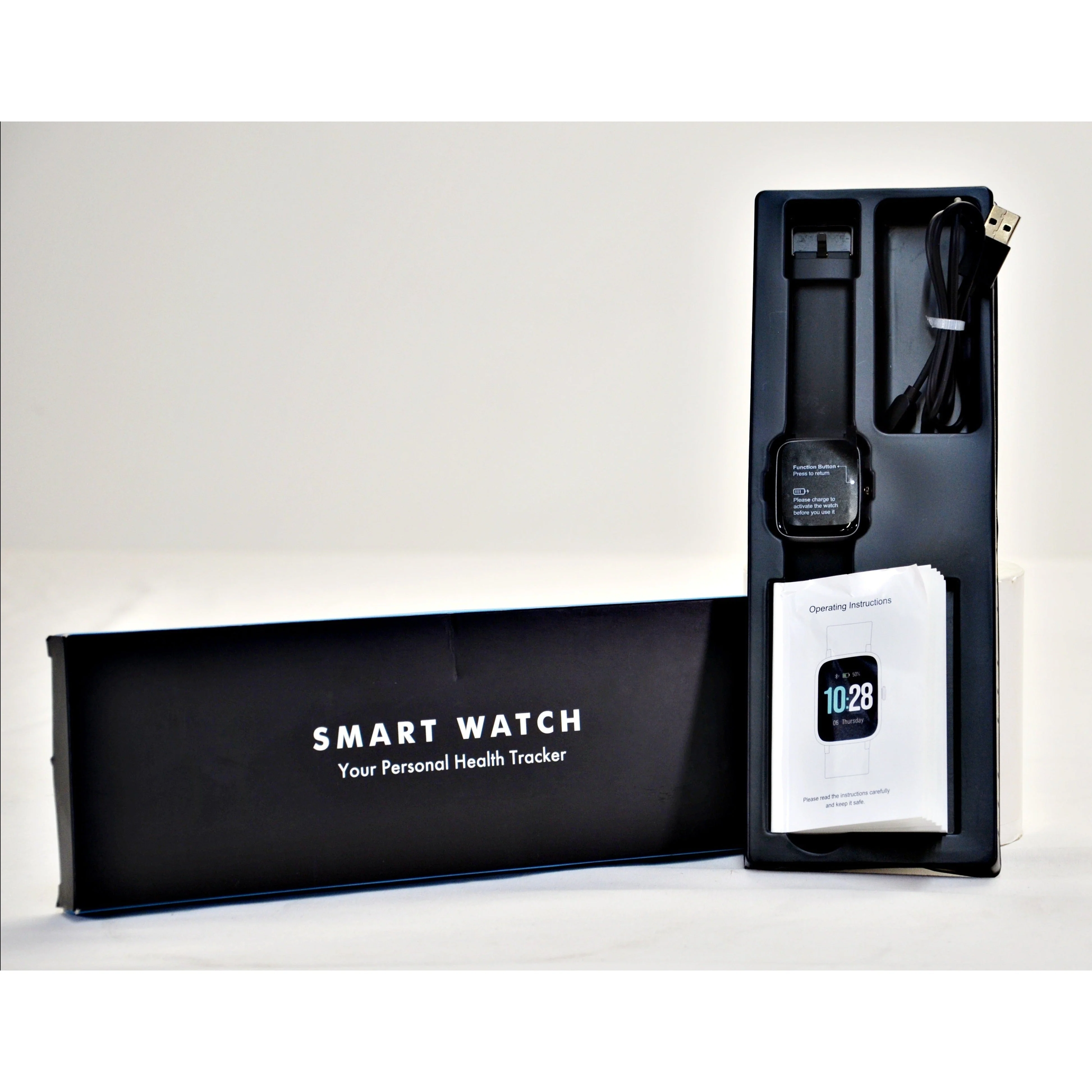 Unisex VeryFitPro Personal Health Tracker Smart Watch - Black - Image 4