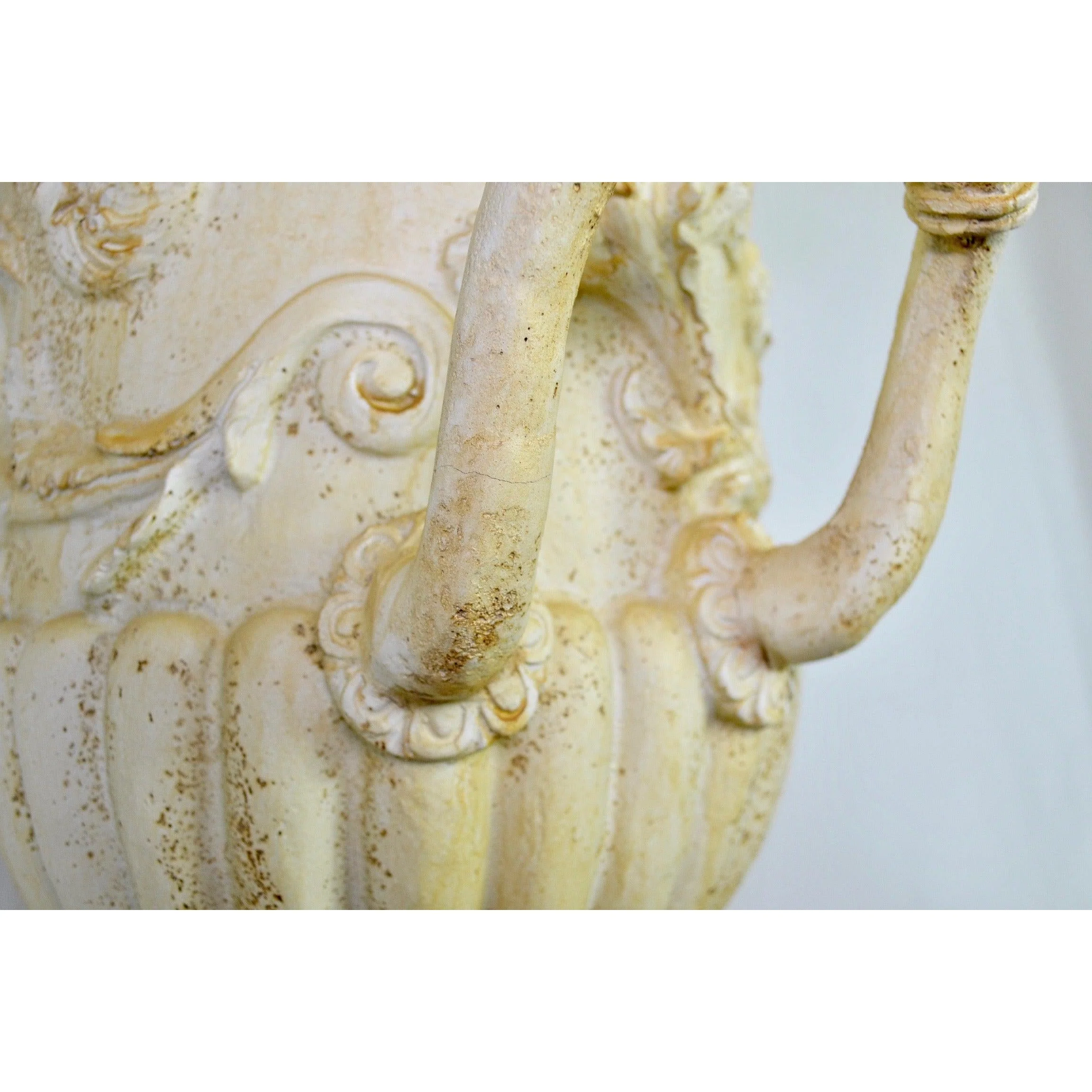 Urn - Large Cream Decorative - Image 4