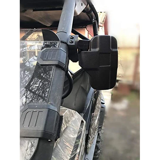 UTV 360° Adjustable Mirrors, 1.75"-2" Black - Image 6