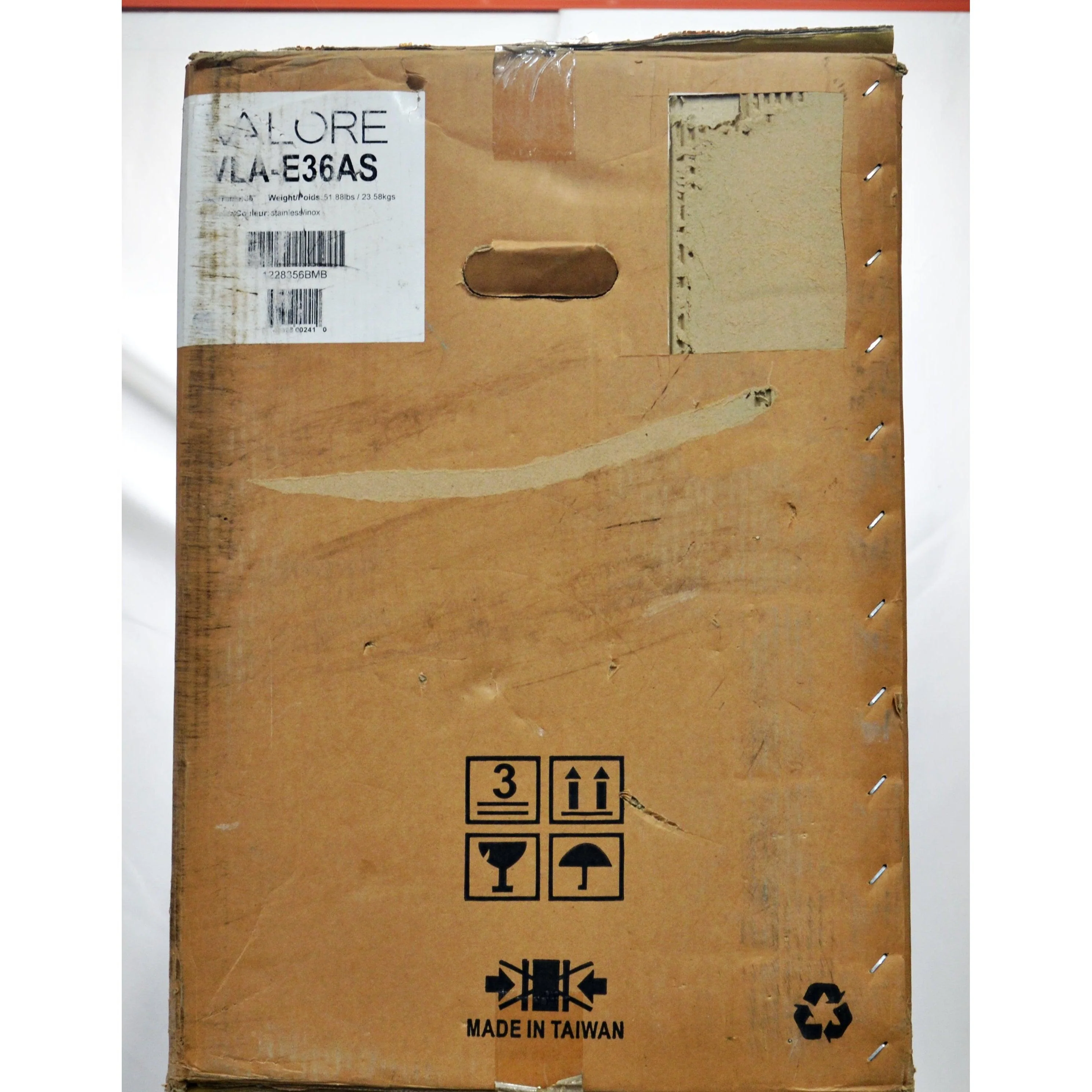 Valore Lateral Wall Range Hood VLA-E36AS Stainless 36" - Image 8