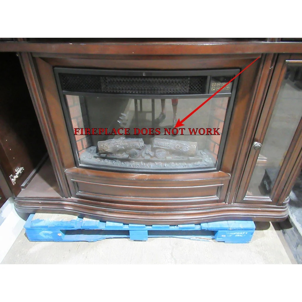 Well Universal Ember Hearth Electric Media Fireplace 72" - Image 4
