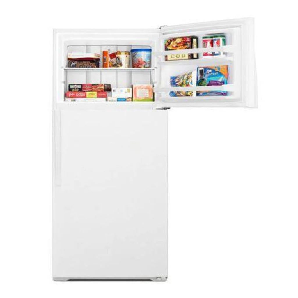 Whirlpool 28" 14 cu. ft. Wide Top Freezer Refrigerator White WRT134TFDW - WHITE