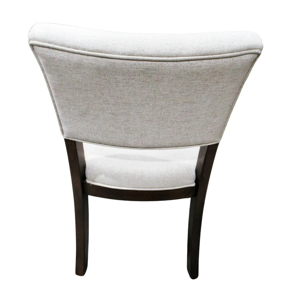 Wilde Upholstered Dining Chairs 2 Pack Beige - Image 2