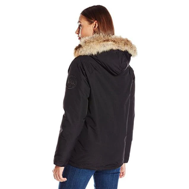Woolrich Women's Patrol Short Down Parka Black L - Image 5