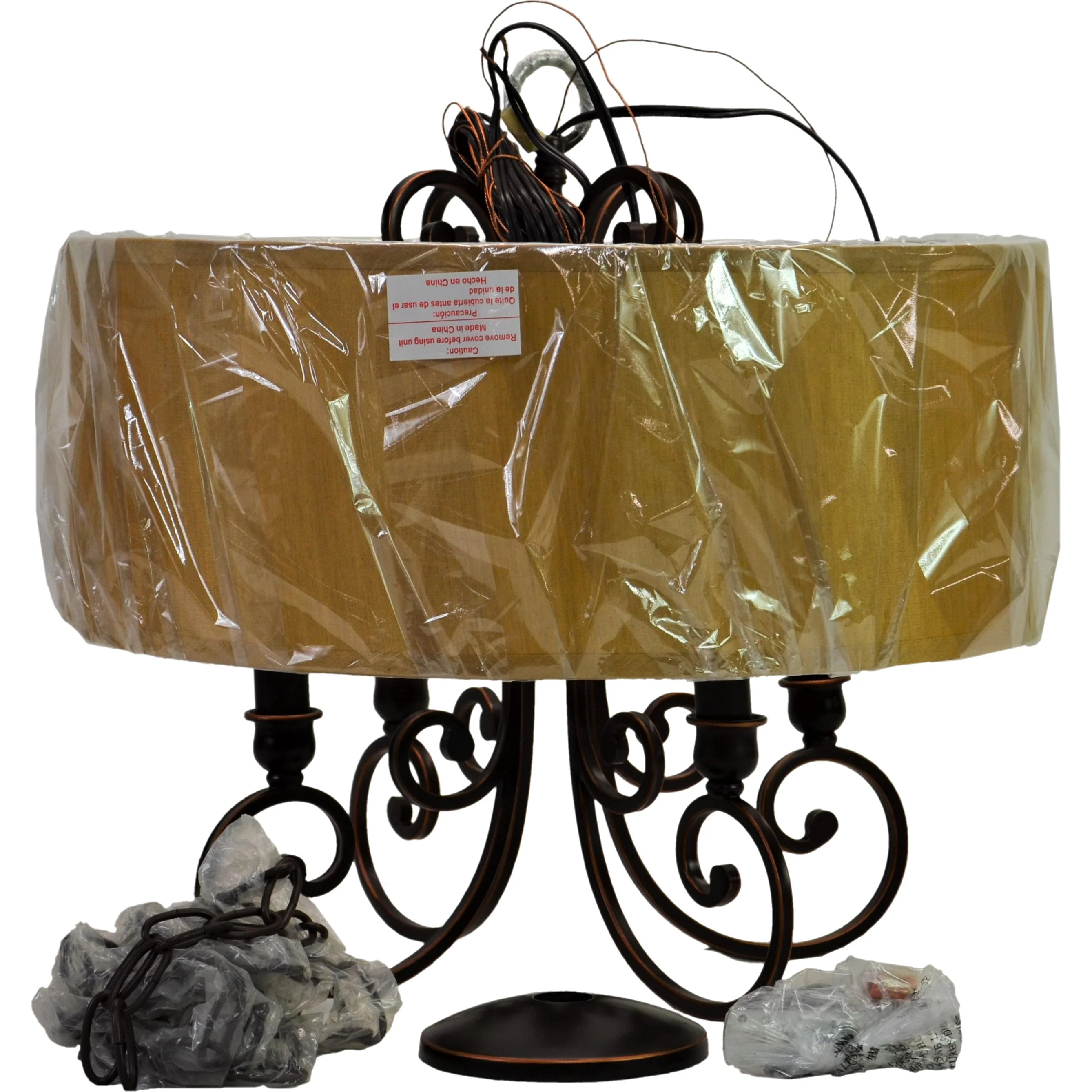 World Imports Rue Maison 4-Lights Chandelier - Image 3